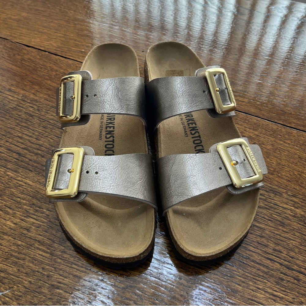Birkenstock Arizona Graceful Taupe Sandals - Picture 3 of 6